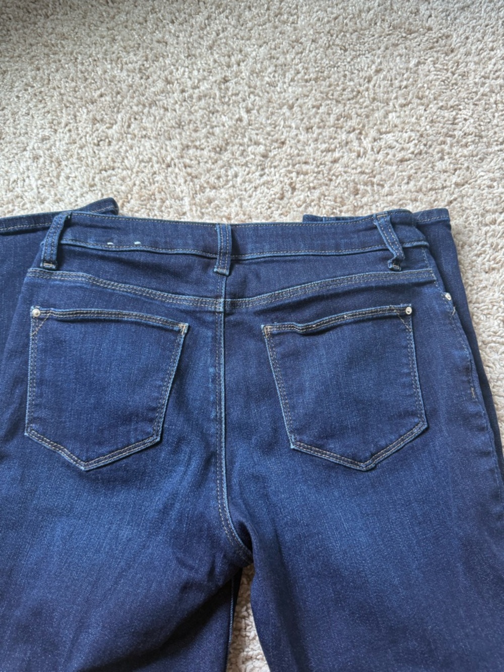 Chico's Dark Indigo Ankle Straight Jeans - Picture 12 of 12